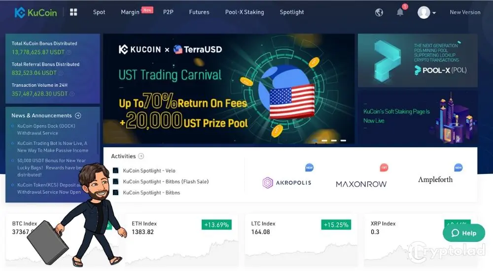 kucoin - cryptolad