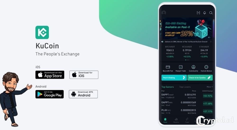 kucoin app - cryptolad