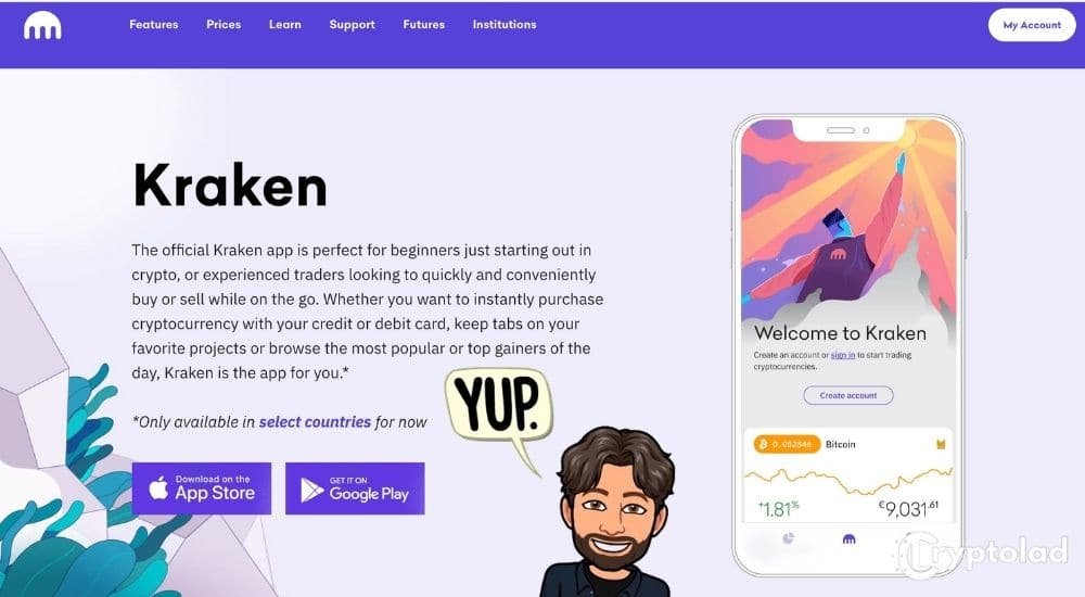 kraken app - cryptolad