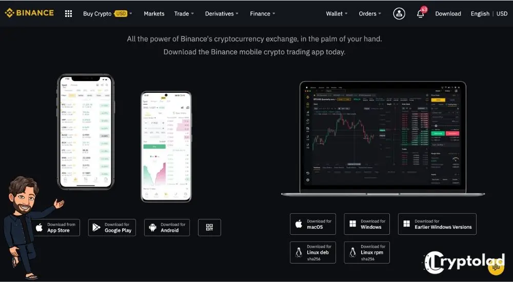 Binance app - cryptolad